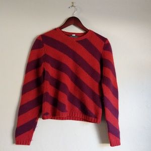 Banana Republic Sweater S Red Purple Wool